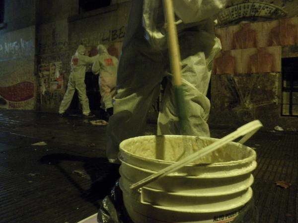 Pegatina en La Plata