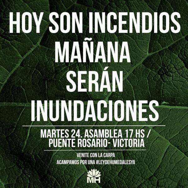 Asamblea en el Puente.